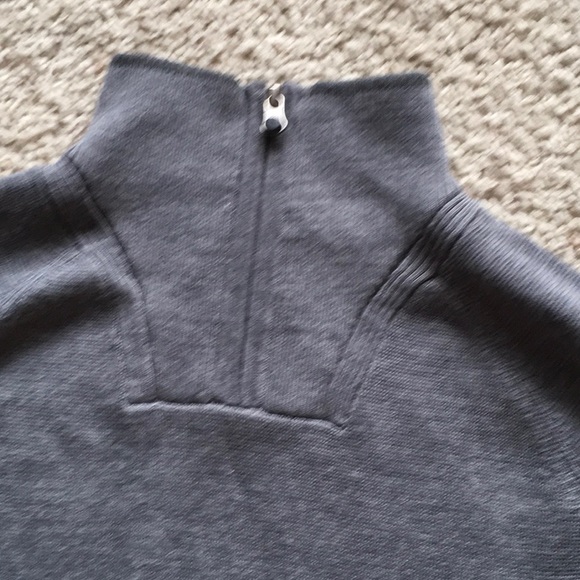 Heavy weight top zip pullover sweater - Picture 2 of 5